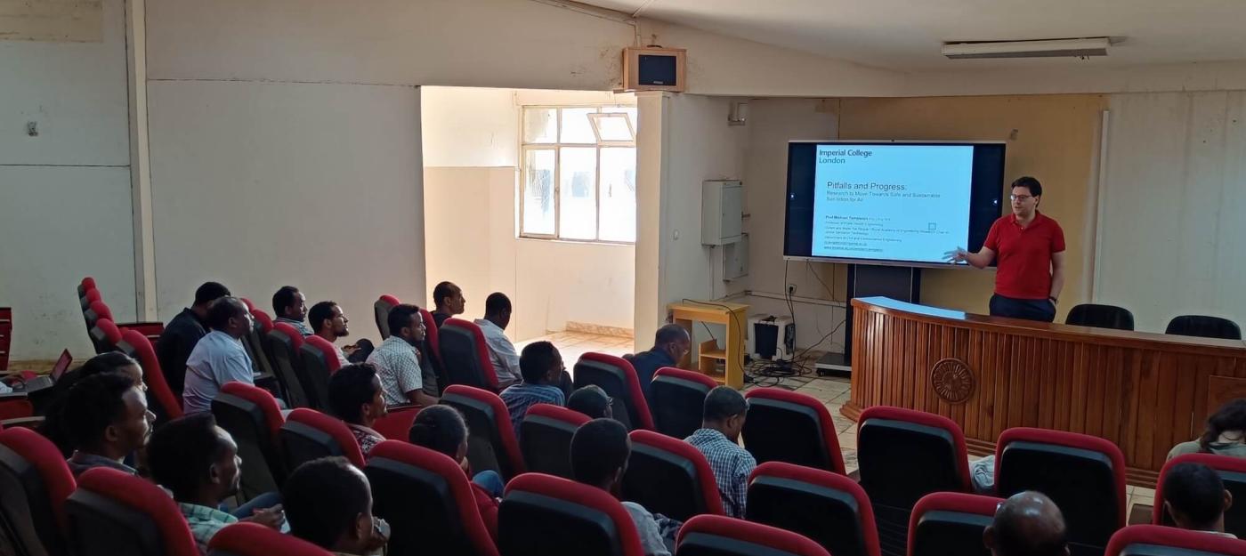 Guest lecture by Michael Templeton at Jimma University