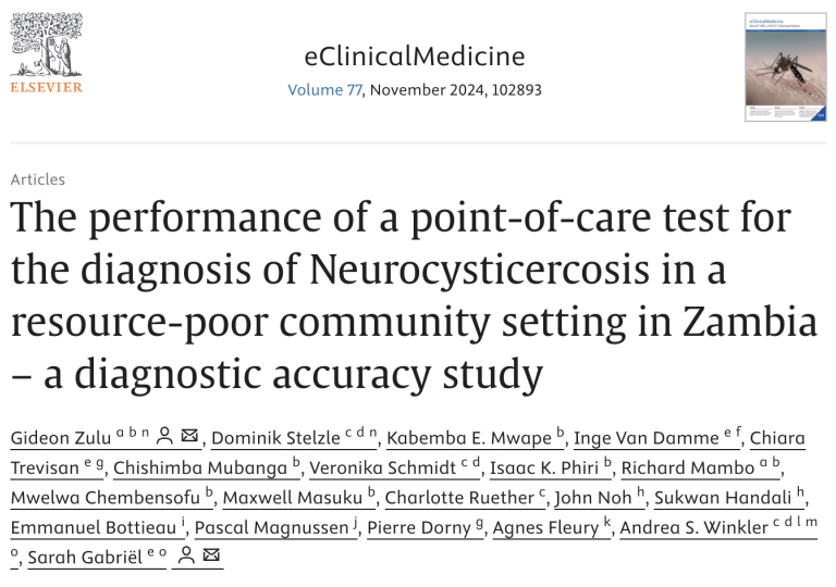 The performance of a point-of-care test for the diagnosis of Neurocysticercosis in a resource-poor community setting in Zambia – a diagnostic accuracy study
