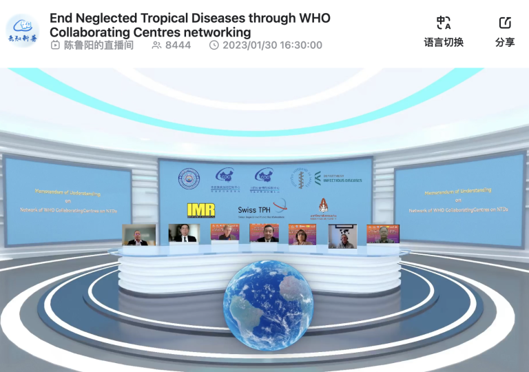 Webinar dedicated to end NTDs through WHO CC networking